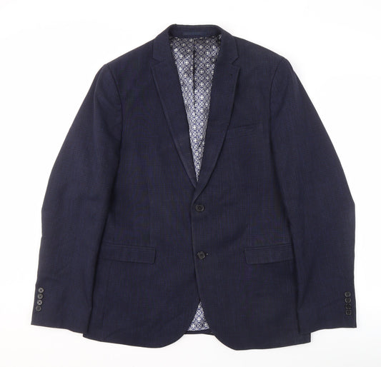 Mens UK Size 42 NEXT Regular Blue Suit Jacket