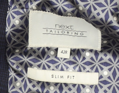 Mens UK Size 42 NEXT Regular Blue Suit Jacket