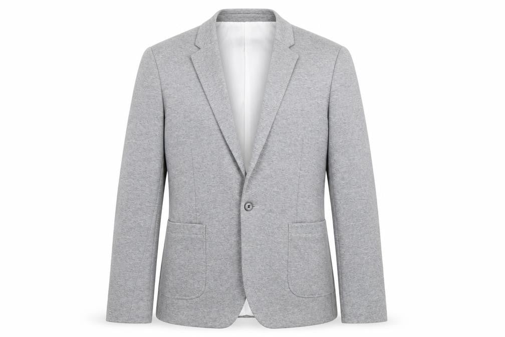 ASOS Grey Men’s Blazer, Single-Breasted, 38, Notch Lapel