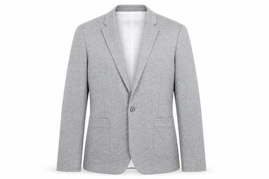 ASOS Grey Men’s Blazer, Single-Breasted, 38, Notch Lapel