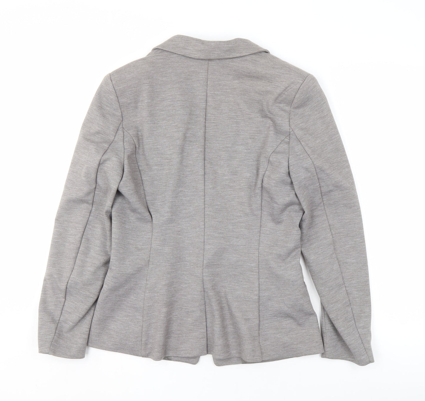 H&M Women's Grey Blazer Suit Jacket Size 12