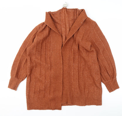 Womens UK Size 10 ASOS Brown Cardigan Jumper