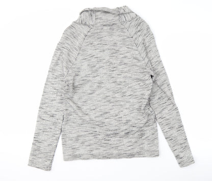 Zara Man Men's Grey V-Neck Cardigan Size L