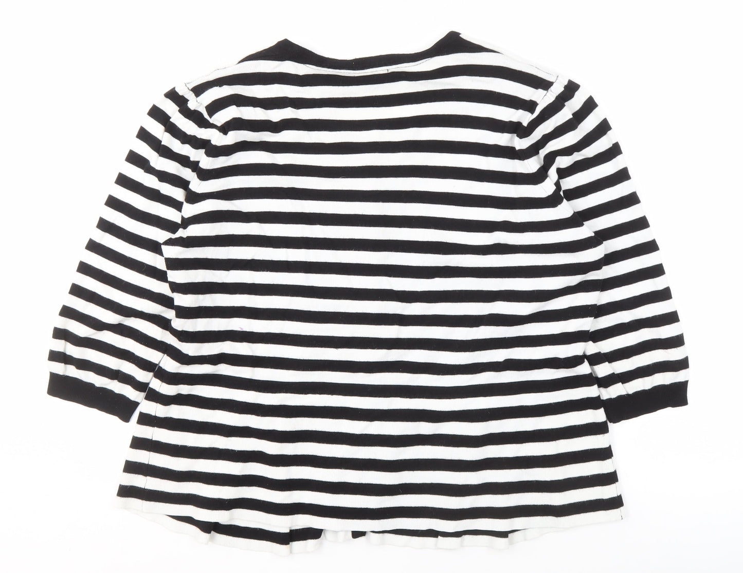 Womens UK Size 20 M&Co Black Cardigan Jumper