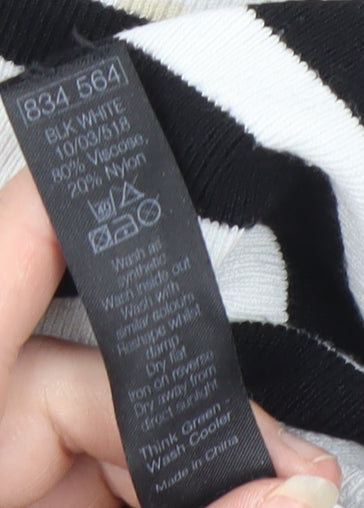 Womens UK Size 20 M&Co Black Cardigan Jumper