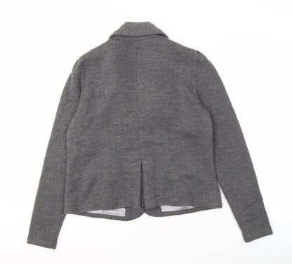 Womens UK Size 14 Marks and Spencer Grey Cardigan Jumper