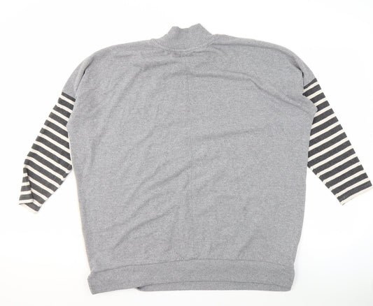 Womens UK Size XL NEXT Grey Pullover Jumper