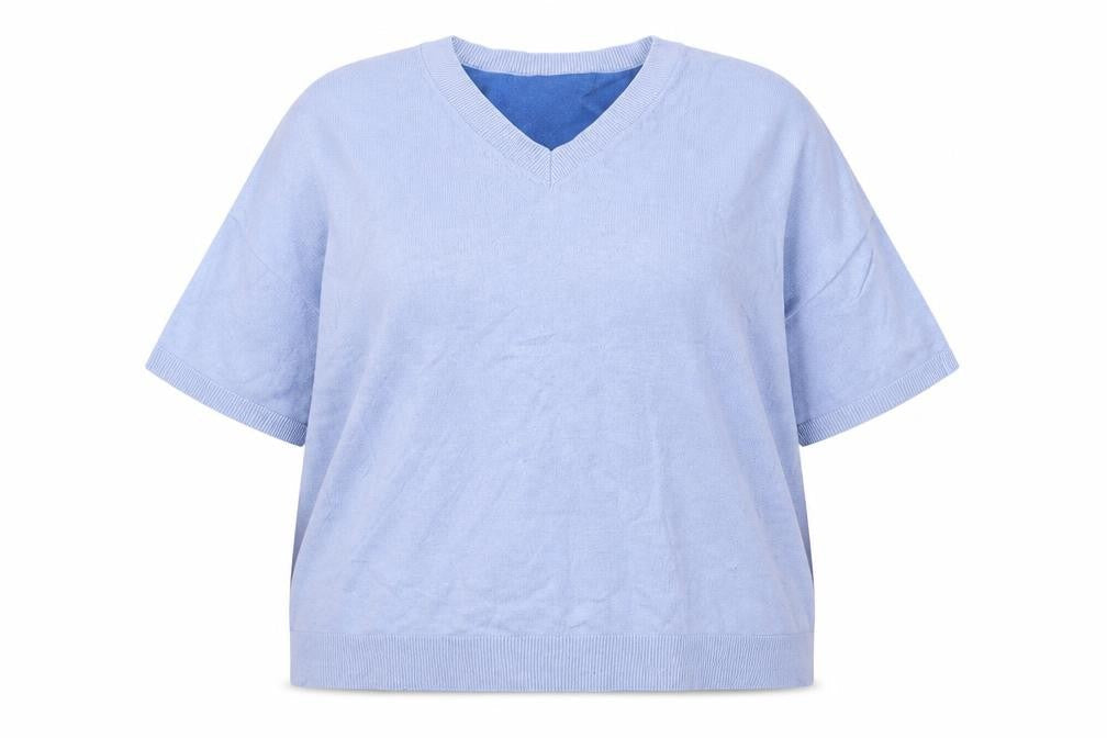 Womens UK Size 14 Marks and Spencer Blue Pullover Jumper