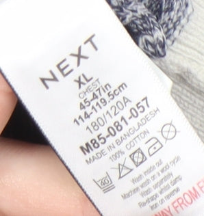 Next Men's Multicoloured XL Striped Knit Pullover Jumper