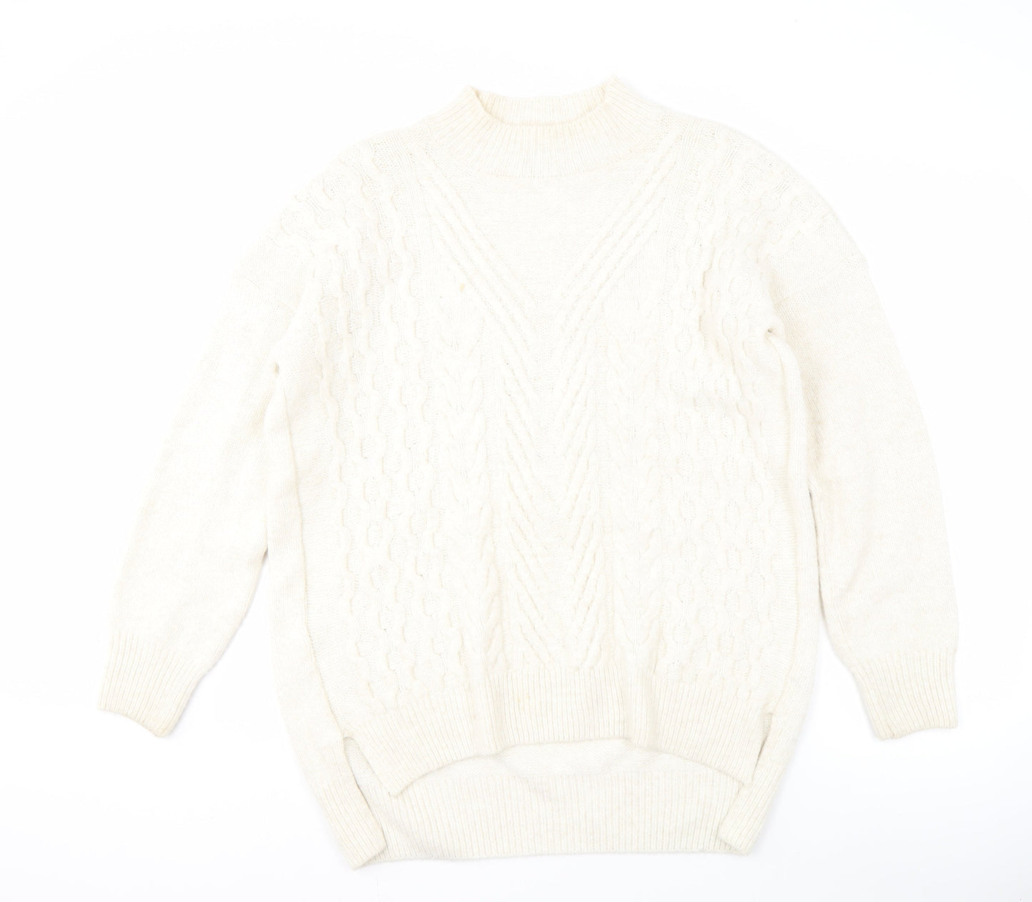 Womens UK Size 18 NEXT Ivory Pullover Jumper