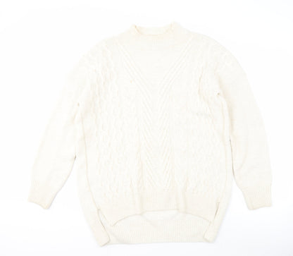 Womens UK Size 18 NEXT Ivory Pullover Jumper
