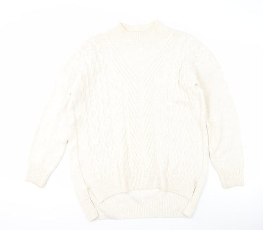 Womens UK Size 18 NEXT Ivory Pullover Jumper