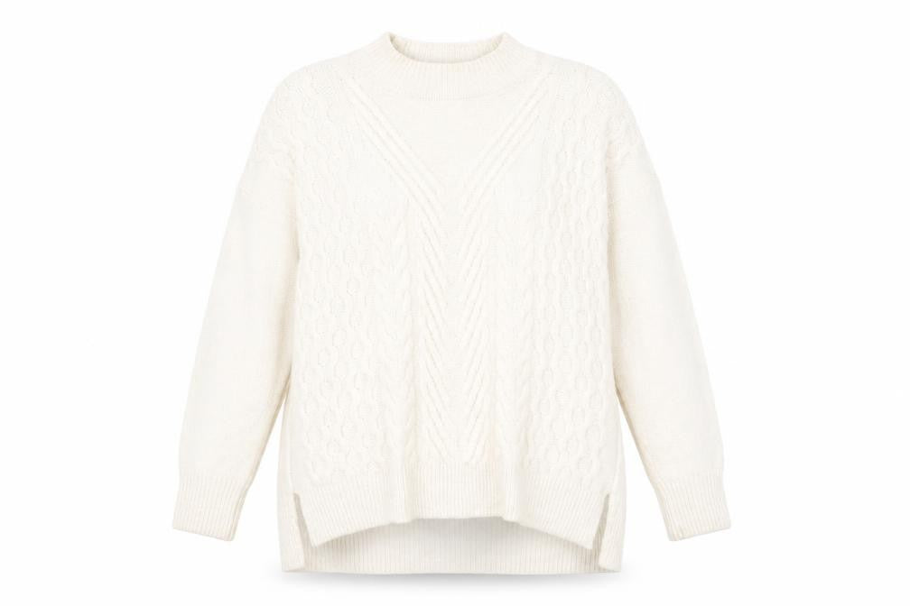 Womens UK Size 18 NEXT Ivory Pullover Jumper