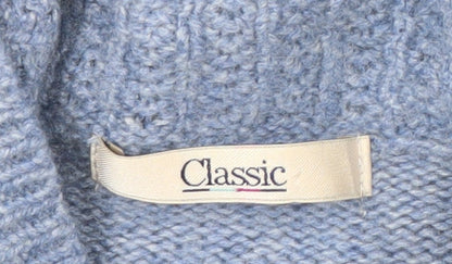 Womens UK Size 12 Marks and Spencer Blue Cardigan Jumper