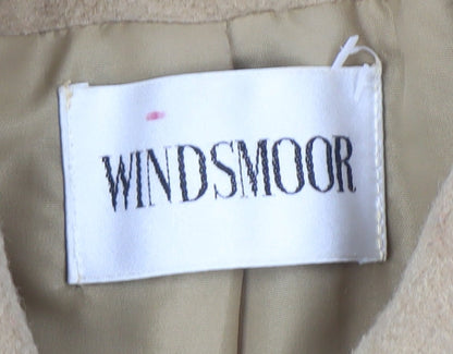 Womens UK Size 10 Windsmoor Beige Overcoat