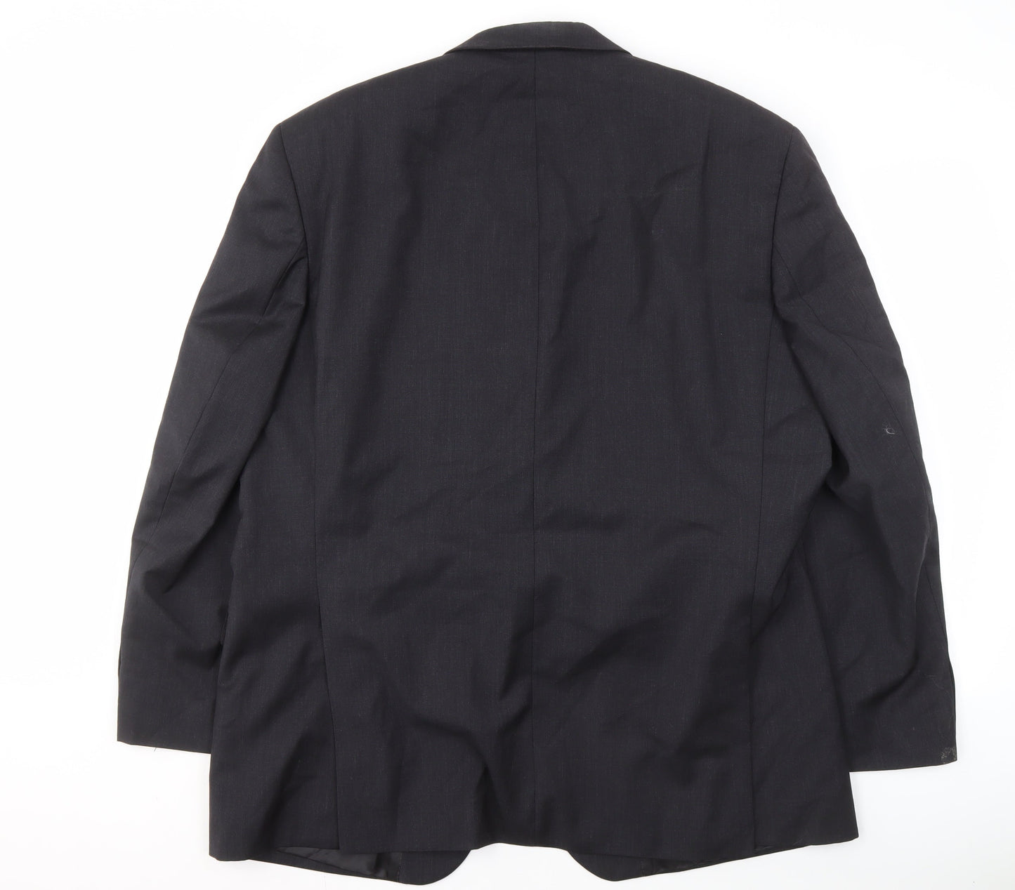Féraud Men's Black Wool Blazer Jacket Size UK 48