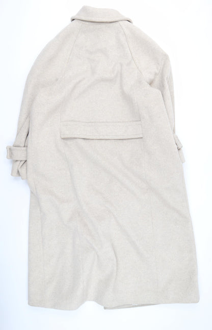 NU Studio Women's Beige Long Coat Size 12