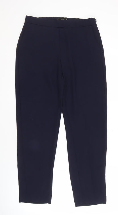 Womens UK Size M MNG Classic Fit Casual Blue Trousers