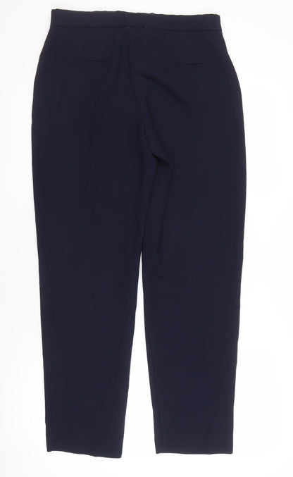 Womens UK Size M MNG Classic Fit Casual Blue Trousers