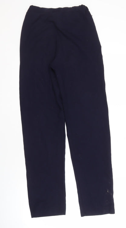 Womens UK Size 8 Zara Regular Fit Jogger Blue Trousers