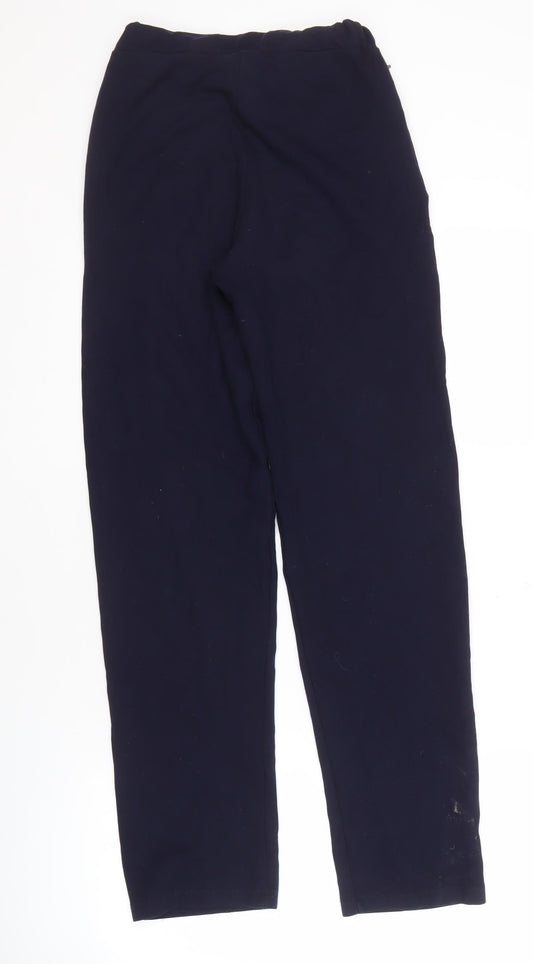 Womens UK Size 8 Zara Regular Fit Jogger Blue Trousers