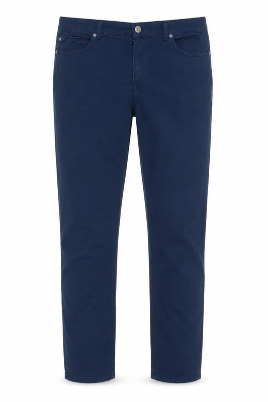 Mens UK Size 34 Burton Menswear London Slim Fit Casual Blue Trousers