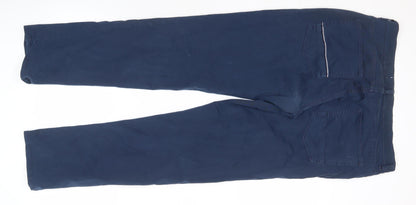Burton Menswear London Blue Slim Fit Trousers 34