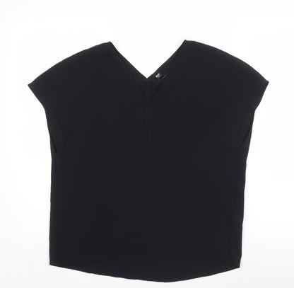 Womens UK Size XS Uniqlo Black Basic Tank
