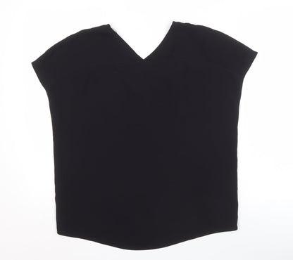 Womens UK Size XS Uniqlo Black Basic Tank