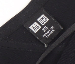 Womens UK Size XS Uniqlo Black Basic Tank