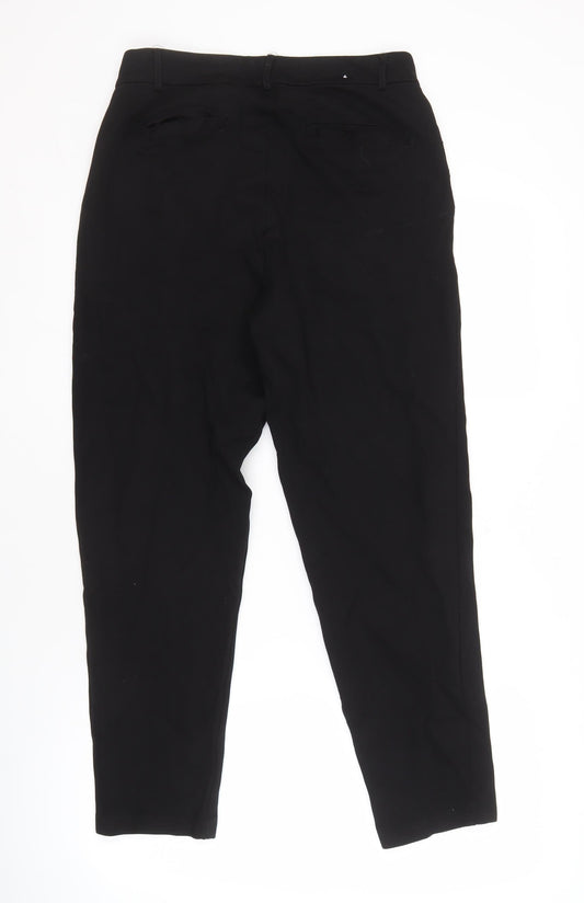 Womens UK Size M Zara   Black Trousers