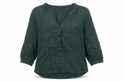 Womens UK Size 8 VILA Green Basic Blouse