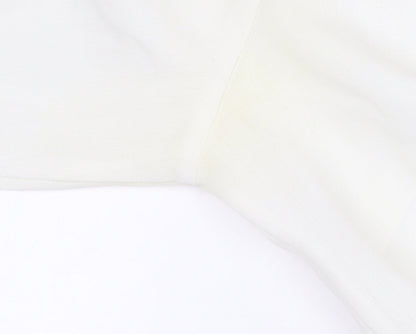 BHS Women's White Button-Up Shirt Size 20