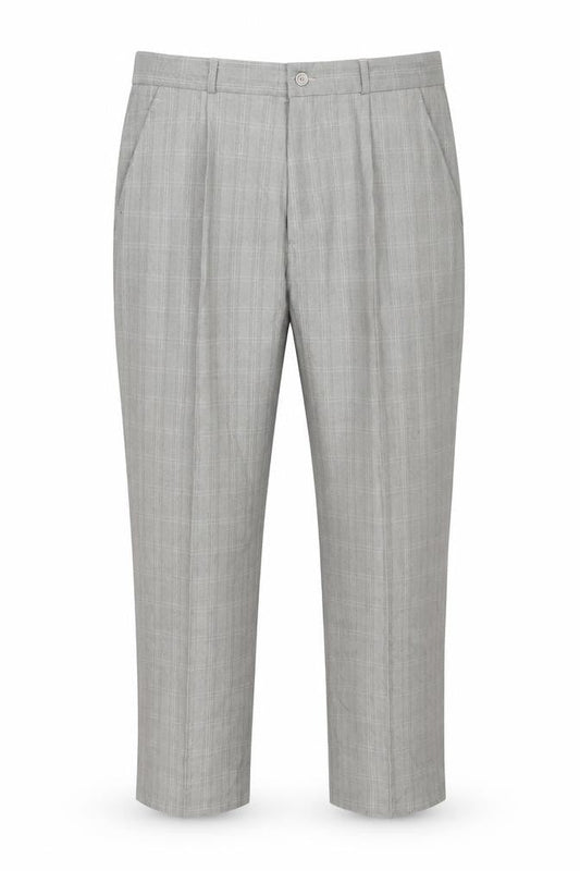 Mens UK Size 34 Cotton Traders   Grey Trousers