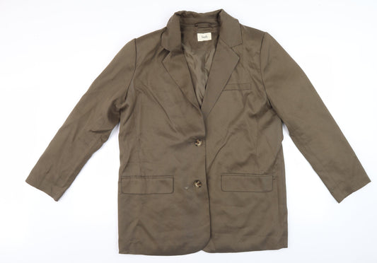 Hush Women's Brown Mid-Length Blazer, Size 12