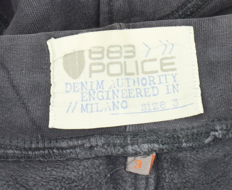 Police Men's Black Jogger Tracksuit, Size 3