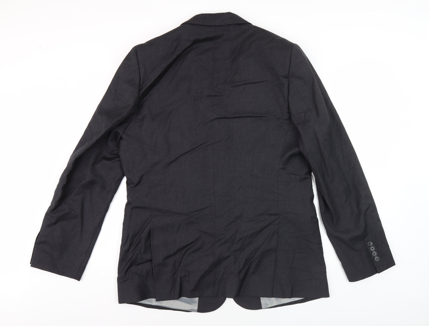 Austin Reed Men's Grey Blazer 44L Wool Business