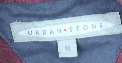 Urban Stone Men's Red Short Sleeve Shirt