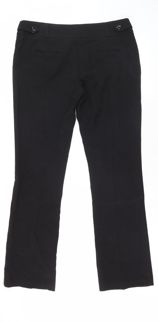 Red Herring Women's Black Work Trousers Size 10