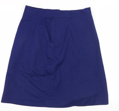 Diploma London Women's Blue Knee Length Skirt Size 30