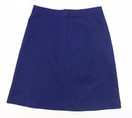 Diploma London Women's Blue Knee Length Skirt Size 30
