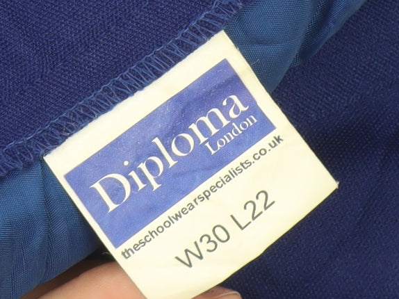 Diploma London Women's Blue Knee Length Skirt Size 30