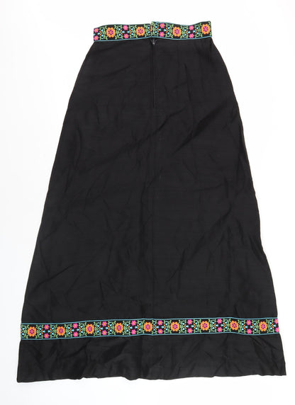 St. André London Women's Black Long Skirt
