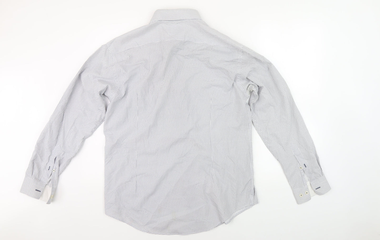 STEEL & JELLY Men's XL White Check Shirt