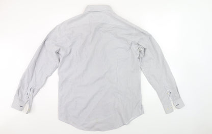 STEEL & JELLY Men's XL White Check Shirt