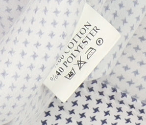 STEEL & JELLY Men's XL White Check Shirt