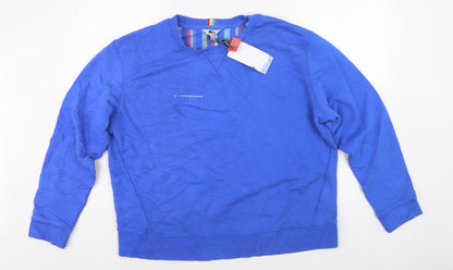 Joules Men's Blue Cotton Pullover Jumper, L, New With Tags