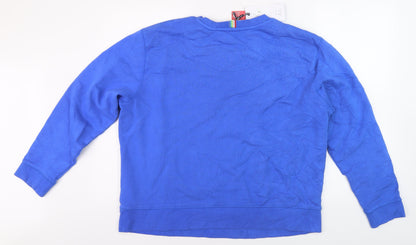 Joules Men's Blue Cotton Pullover Jumper, L, New With Tags