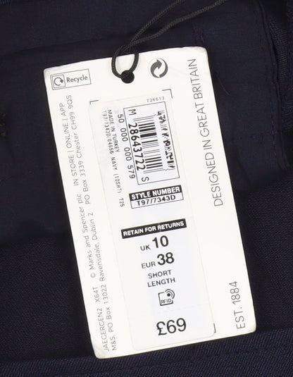 Jaeger Women's Blue Dress Pants, Size 10 Short, New