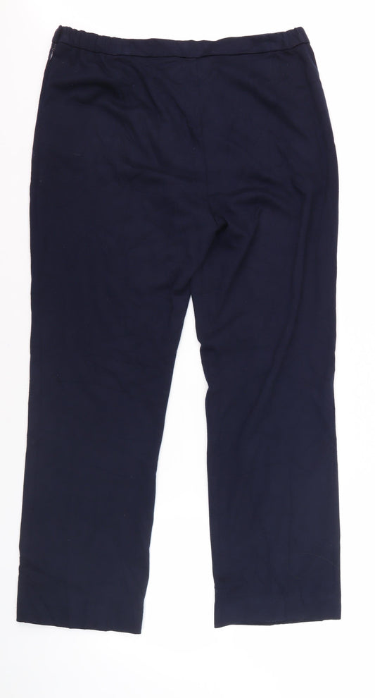 Womens UK Size 10 Eastex   Blue Trousers